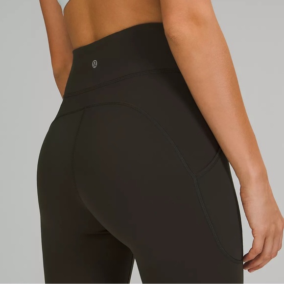 Lululemon 25” Invigorate High Rise Dark Olive size 4 - Picture 9 of 10